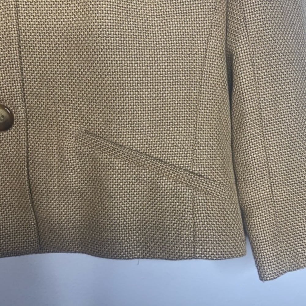 Anne Klein Lined Button Down Blazer Medium - image 8